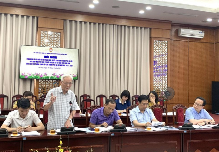 Ông Nguyễn Tùng Lâm, Chủ tịch Hội Tâm lý giáo dục Hà Nội, người trực tiếp tham gia góp ý dự . Nguồn: Báo Lao động Ông Nguyễn Tùng Lâm, Chủ tịch Hội Tâm lý giáo dục Hà Nội, người trực tiếp tham gia góp ý dự . Nguồn: Báo Lao động