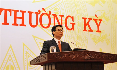 Bộ trưởng Vũ Đức Đam - Chủ nhiệm Văn phòng Chính phủ (Ảnh: Công Khanh) Bộ trưởng Vũ Đức Đam - Chủ nhiệm Văn phòng Chính phủ (Ảnh: Công Khanh)