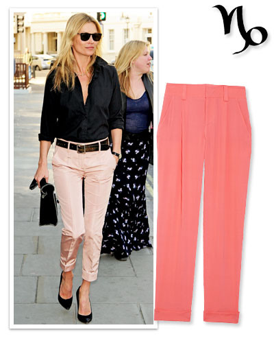 Ma Kết – Capricorn (22/12 – 19/1): Bạn ưa thích những kiểu trang phục đơn giản, mang lại vẻ nữ tính quyến rũ. Những kiểu trang phục sang trọng với chất liệu lụa, chiffon thực sự phù hợp với bạn. Cùng ngắm nhìn các sao Kate Moss, Kate Bosworth, Amanda Peet để có được những gợi ý cho mình. Ma Kết – Capricorn (22/12 – 19/1): Bạn ưa thích những kiểu trang phục đơn giản, mang lại vẻ nữ tính quyến rũ. Những kiểu trang phục sang trọng với chất liệu lụa, chiffon thực sự phù hợp với bạn. Cùng ngắm nhìn các sao Kate Moss, Kate Bosworth, Amanda Peet để có được những gợi ý cho mình.