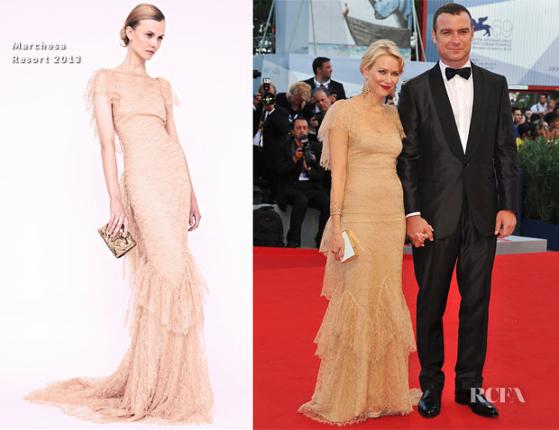 "Thiên nga Úc" Naomi Watts xinh đẹp trong chiếc váy màu nude của Marchesa. "Thiên nga Úc" Naomi Watts xinh đẹp trong chiếc váy màu nude của Marchesa.