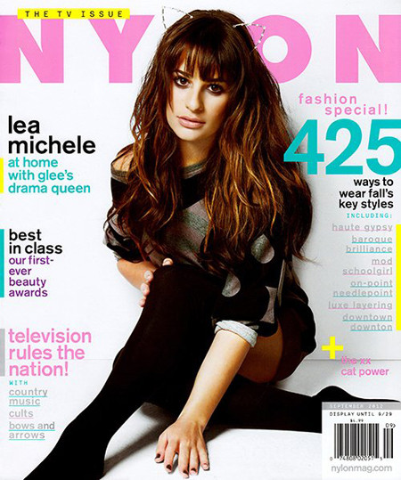 Lea Michelle với Nylon Magazine. Lea Michelle với Nylon Magazine.