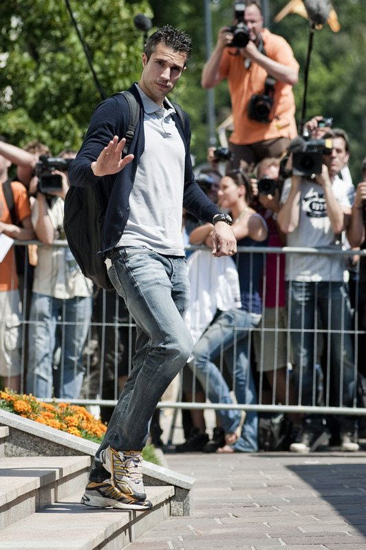 Tiền đạo Robin van Persie Tiền đạo Robin van Persie