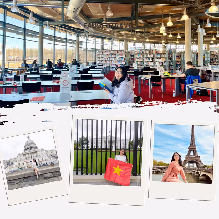 Bạn Nguyễn Lan Hương - Cựu sinh viên Quản trị kinh doanh chính quy do đối tác nước ngoài cấp bằng - trong 4 năm học đã chinh phục 4 đại học chính quy ở Mỹ, Đức, Việt Nam và đến 20 quốc gia trên thế giới trong suốt quá trình đi trao đổi quốc tế của mình Bạn Nguyễn Lan Hương - Cựu sinh viên Quản trị kinh doanh chính quy do đối tác nước ngoài cấp bằng - trong 4 năm học đã chinh phục 4 đại học chính quy ở Mỹ, Đức, Việt Nam và đến 20 quốc gia trên thế giới trong suốt quá trình đi trao đổi quốc tế của mình