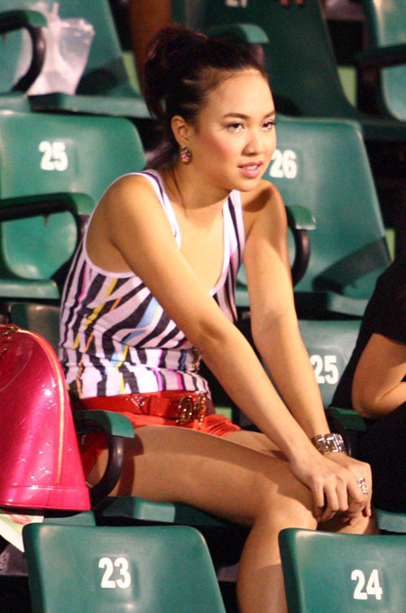 Ngọc Diệp thường tới sân xem Như Thành thi đấu hồi còn yêu nhau.