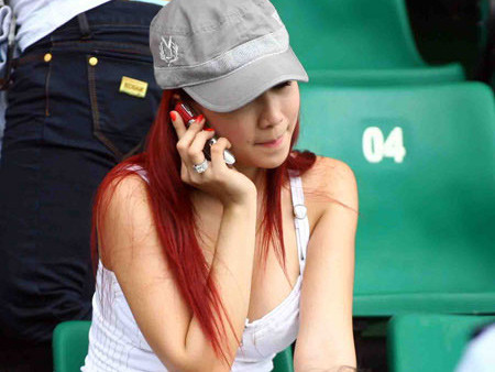 Ngọc Diệp thường tới sân xem Như Thành thi đấu hồi còn yêu nhau.