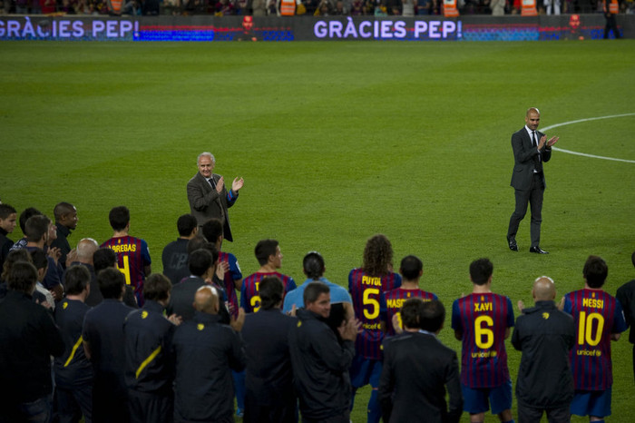 Tất cả mọi người sẽ luôn nhớ về những đóng góp của ông trong suốt 4 năm qua. Tạm biệt và chúc may mắn - Guardiola!!