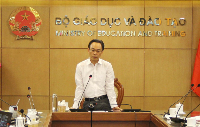 Thứ trưởng Hoàng Minh Sơn chủ trì hội nghị (ảnh: Bộ Giáo dục và Đào tạo) Thứ trưởng Hoàng Minh Sơn chủ trì hội nghị (ảnh: Bộ Giáo dục và Đào tạo)