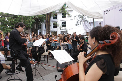 Một không gian nghệ thuật được mở ra để cộng đồng cùng thưởng thức.