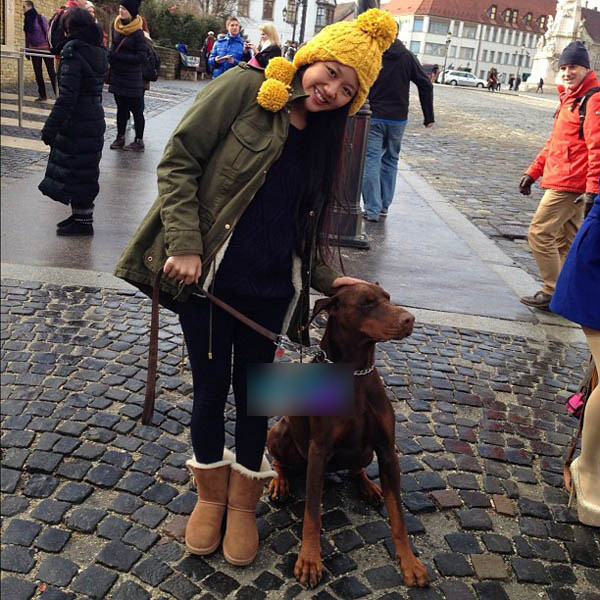 Văn Mai Hương xinh tươi du ngoạn trời Tây Văn Mai Hương xinh tươi du ngoạn trời Tây