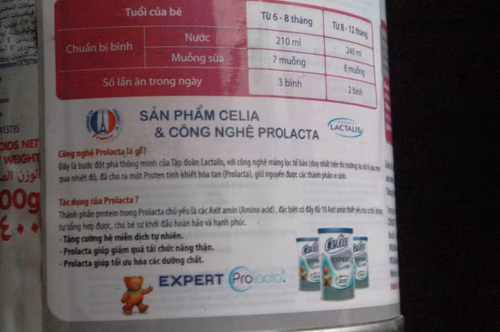 Sản phẩm này được giới thiệu sản xuất theo "Công nghệ Prolacta", là "bước đột phá thông minh của Tập đoàn Lactalis". Tuy nhiên, sẽ không nhiều người tiêu dùng biết Tập đoàn Lactalis có trụ sở ở đâu? Nguyên liệu sử dụng là trực tiếp hay được cung cấp bởi bên thứ 3...