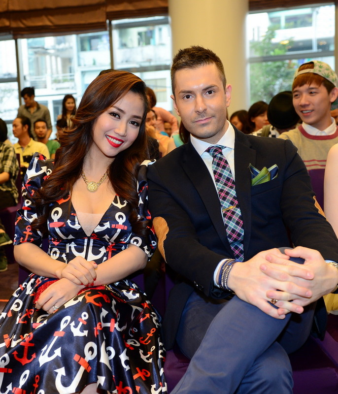 Ốc Thanh Vân cùng bạn nhảy Atanas Ốc Thanh Vân cùng bạn nhảy Atanas