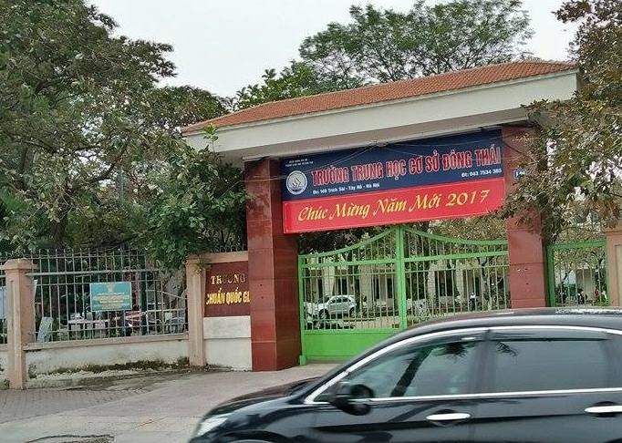 Trường Trung học Cơ sở Đông Thái, quận Tây Hồ nơi đang có chương trình tiếng Anh liên kết (ảnh Quốc Toản). Trường Trung học Cơ sở Đông Thái, quận Tây Hồ nơi đang có chương trình tiếng Anh liên kết (ảnh Quốc Toản).