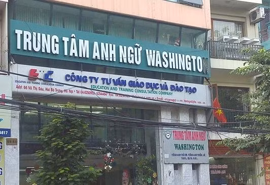 Trung tâm Anh ngữ Washington đang dạy liên kết ngoại ngữ tại 9 trường Tiểu học, ở quận Hai Bà Trưng, Hà Nội (ảnh Trinh Phúc).