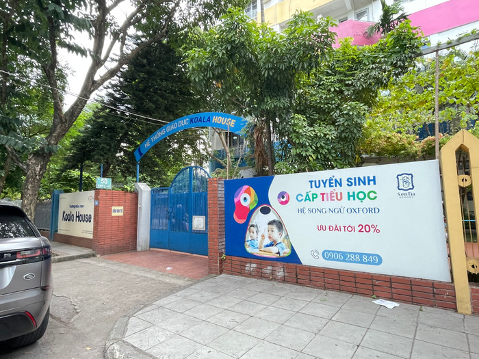 Địa chỉ văn phòng của hệ thống giáo dục Koala House tại phố Vạn Bảo. Ảnh: Trung Dũng GDVN_koala house.jpg
