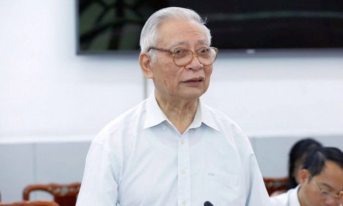 Phó Giáo sư, Tiến sĩ Trần Hậu - Ủy viên Hội đồng tư vấn khoa học giáo dục thuộc Ủy ban Trung ương Mặt trận Tổ quốc Việt Nam. Ảnh: VOV GS Trân hậu.jpg
