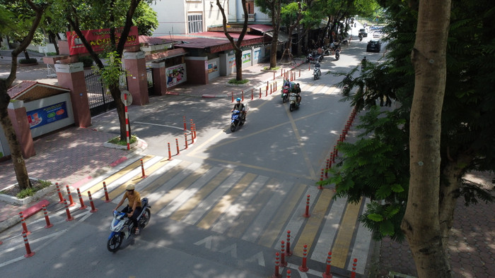 Khu vực thực hiện dự án tại cổng Trường Tiểu học Nguyễn Du, quận Hà Đông GDVN_18.JPG