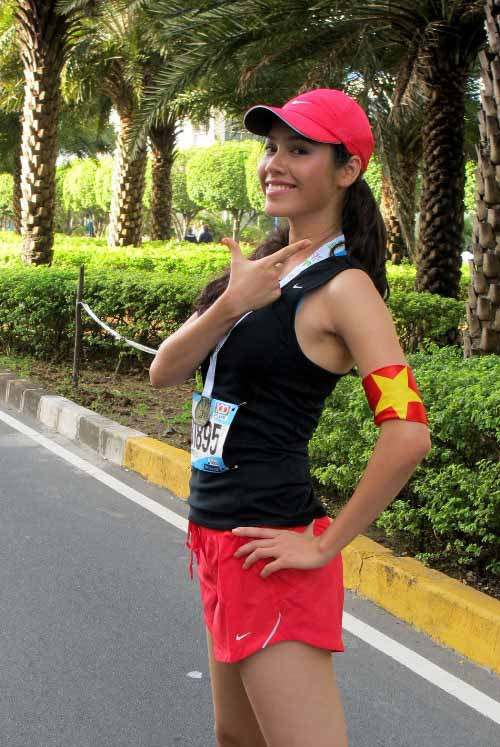 Chạy 1000m hay 2000m đi nữa với My không thành vấn đề nhé!