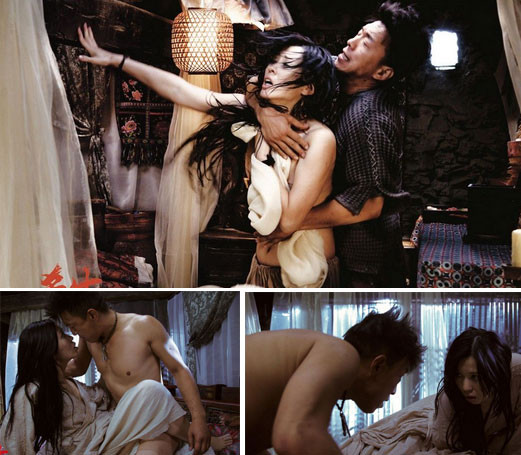 Cảnh phong the do hai diễn viên Dư Nam và Hoàng Bột thủ vai Cảnh phong the do hai diễn viên Dư Nam và Hoàng Bột thủ vai