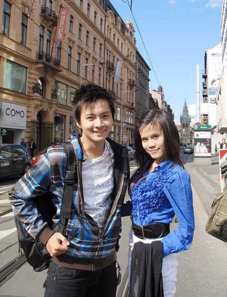 Em gái Thanh Thảo - Thụy Anh và Ngô Kiến Huy.