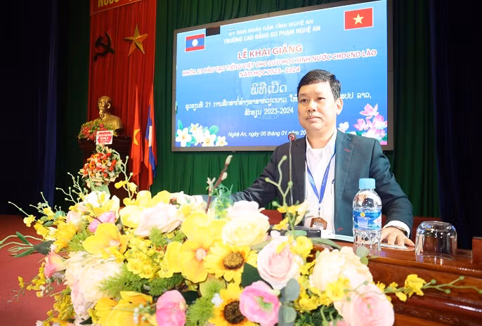 Tiến sĩ Trần Anh Tư - Hiệu trưởng Trường Cao đẳng Sư phạm Nghệ An. Ảnh: cdspna.edu.vn