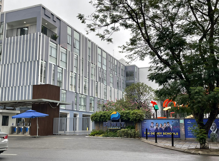Trường Liên cấp The Dewey School Cầu Giấy. Ảnh: Trung Dũng Trường Liên cấp The Dewey School Cầu Giấy. Ảnh: Trung Dũng