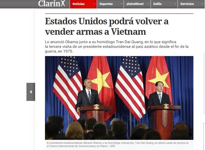 Truyền thông châu Mỹ đưa tin về chuyến thăm Việt Nam của ông Obama ảnh 1 Truyền thông châu Mỹ đưa tin về chuyến thăm Việt Nam của ông Obama ảnh 1