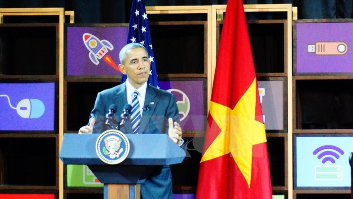 Ông Obama trò chuyện cởi mở với doanh nghiệp trẻ khởi nghiệp ảnh 5 Ông Obama trò chuyện cởi mở với doanh nghiệp trẻ khởi nghiệp ảnh 5