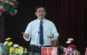 Phó Thủ tướng Vương Đình Huệ đưa ra thông điệp về kiểm soát lạm phát của Chính phủ. Phó Thủ tướng Vương Đình Huệ đưa ra thông điệp về kiểm soát lạm phát của Chính phủ.