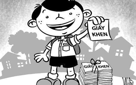 Cầm tờ giấy khen con đem về mà buồn nhiều hơn vui! ảnh 1 Cầm tờ giấy khen con đem về mà buồn nhiều hơn vui! ảnh 1