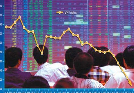 Các đại gia "trọng thương", chứng khoán "ngã bệnh". Ảnh minh họa.