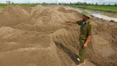 Hiện trường nơi phát hiện thi thể nạn nhân Hợp