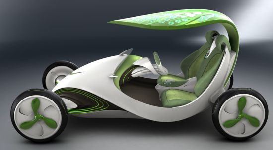 5. Mẫu xe SAIC-GM YeZ SAIC-GM YeZ là sản phẩm trong nỗ lực hợp tác chung giữa SAIC và GM. Ngoài việc lắp đặt các tấm pin mặt trời tương tự các mẫu xe khác, chiếc ô tô này còn có một tua bin gió được đặt ở phần bánh. Điều này có nghĩa là nó có khả năng chuyển hóa cả năng lượng mặt trời và năng lượng gió để cung cấp điện cho động cơ. Bên cạnh đó, xe cũng hấp thụ khí thải CO2 và làm sạch không khí. Mẫu xe này dự định sẽ được sử dụng vào năm 2030.