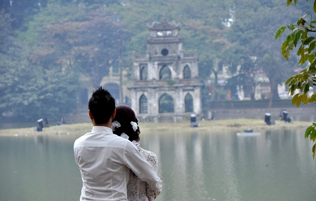 Một Hà Nội thanh bình và thơ mộng. Một Hà Nội thanh bình và thơ mộng.