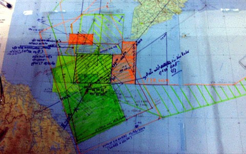 Sơ đồ mở rộng tìm kiếm máy bay mất tích của Malaysia. Ảnh VNN. Sơ đồ mở rộng tìm kiếm máy bay mất tích của Malaysia. Ảnh VNN.