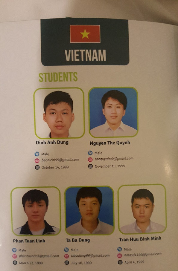 Năm 2017, đội tuyển Olympic Vật lí quốc tế đạt thành tích cao nhất từ trước đến nay (Ảnh: Ban tổ chức) Năm 2017, đội tuyển Olympic Vật lí quốc tế đạt thành tích cao nhất từ trước đến nay (Ảnh: Ban tổ chức)