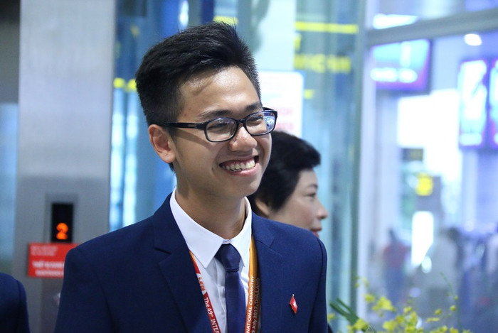 Thanh Lâm vừa “ẵm” Huy chương Vàng vừa trúng tuyển 3 trường đại học quốc tế (Ảnh: Thùy Linh) Thanh Lâm vừa “ẵm” Huy chương Vàng vừa trúng tuyển 3 trường đại học quốc tế (Ảnh: Thùy Linh)