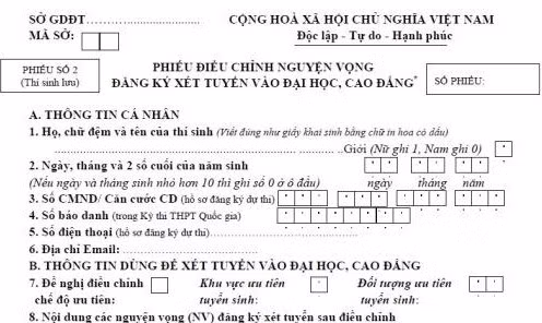 Những lời khuyên chí tình cho thí sinh thay đổi nguyện vọng ảnh 2