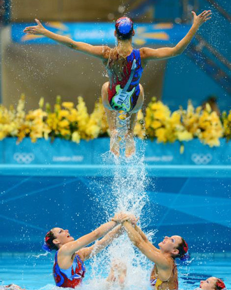 Cùng chiêm ngưỡng những hình ảnh đẹp của các VĐV bơi nghệ thuật. Cùng chiêm ngưỡng những hình ảnh đẹp của các VĐV bơi nghệ thuật.