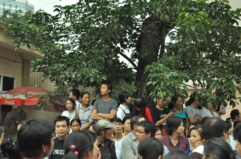 Chỗ này cao thật lý tưởng để có thể nhìn thấy cháu bé Chỗ này cao thật lý tưởng để có thể nhìn thấy cháu bé