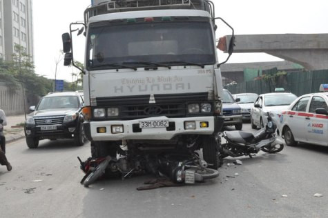 Hiện trường vụ tai nạn