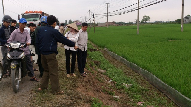 Hiện trường phát hiện thi thể anh Tuấn Hiện trường phát hiện thi thể anh Tuấn