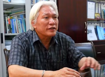 PGS. Nguyễn Chu Hồi - nguyên Phó tổng cục trưởng Tổng cục Biển và Hải đảo Việt Nam (thuộc Bộ TN&MT), giảng viên Trường Đại học Khoa học tự nhiên, ĐHQG Hà Nội. (Ảnh: S. Đào)