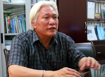 PGS. Nguyễn Chu Hồi - nguyên Phó tổng cục trưởng Tổng cục Biển và Hải đảo Việt Nam (thuộc Bộ TN&MT), giảng viên Trường Đại học Khoa học tự nhiên, ĐHQG Hà Nội. (Ảnh: S. Đào)