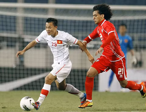 Thành Lương là một trong số những cầu thủ chơi khá nổi bật bên phía ĐT Việt Nam.