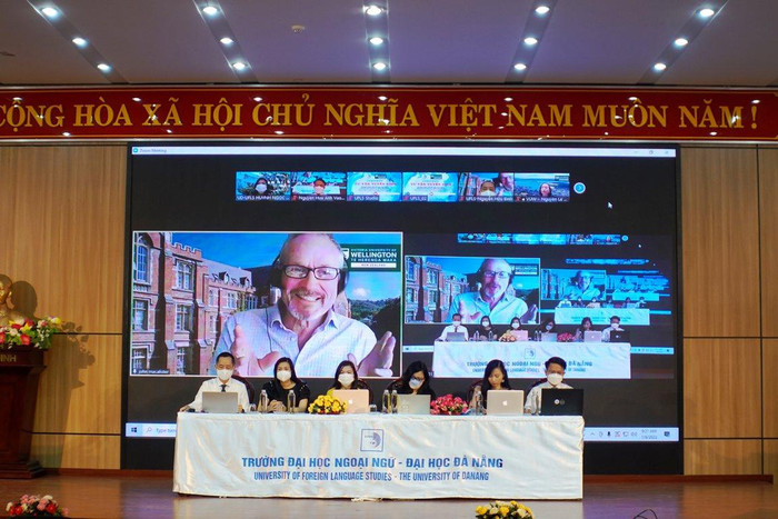 Mặc dù bị ảnh hưởng bởi dịch bệnh Covid-19 nhưng các trường thành viên Đại học Đà Nẵng vẫn tổ chức các hoạt động dạy học, hội thảo trực tuyến. Ảnh: AN