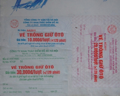 Mẫu vé giả bị phát hiện Mẫu vé giả bị phát hiện