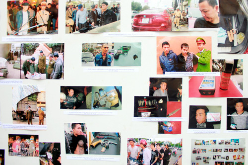 Những giang hồ tàng trữ "hàng nóng, "hàng lạnh" bị công an bắt giữ