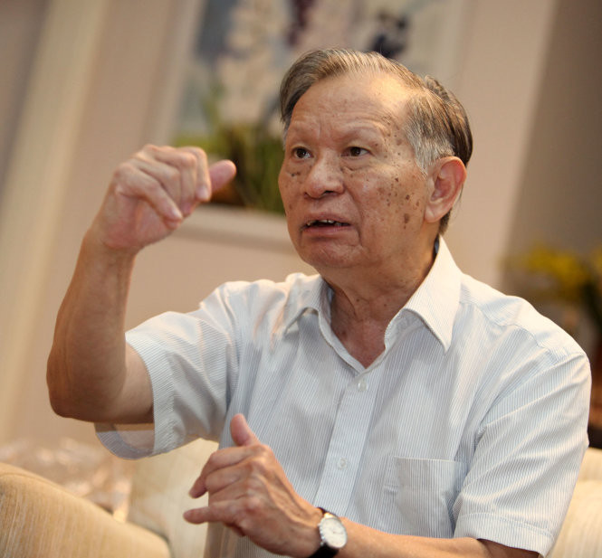 GS.TSKH Nguyễn Quang Thái cho rằng, việc Thủ tướng nhấn mạnh vai trò của khu vực tư nhân trong kinh tế thị trường hiện đại và hội nhập là quan điểm đúng đắn - ảnh Việt Dũng (Tuổi Trẻ) GS.TSKH Nguyễn Quang Thái cho rằng, việc Thủ tướng nhấn mạnh vai trò của khu vực tư nhân trong kinh tế thị trường hiện đại và hội nhập là quan điểm đúng đắn - ảnh Việt Dũng (Tuổi Trẻ)