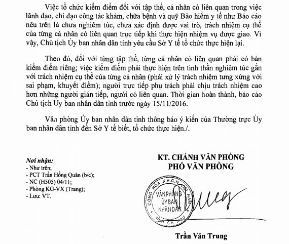 Sở Y tế Cà Mau chưa nghiêm túc xử lý sai phạm liên quan đến “trục lợi bảo hiểm" ảnh 2