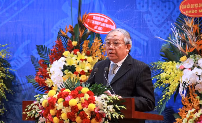 GS.TSKH Trần Văn Nhung - Tổng thư ký Hội đồng chức danh giáo sư nhà nước (Ảnh: Lê Văn)